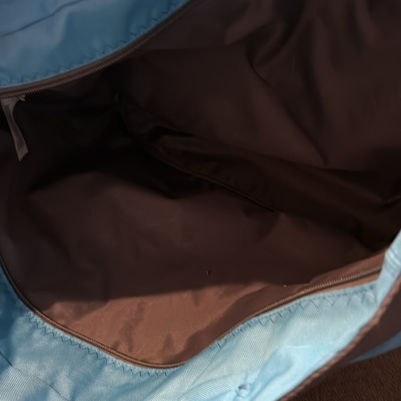 Columbia teal blue and grey Canvas Tote Shoulder Bag (TD) - Picture 9 of 9